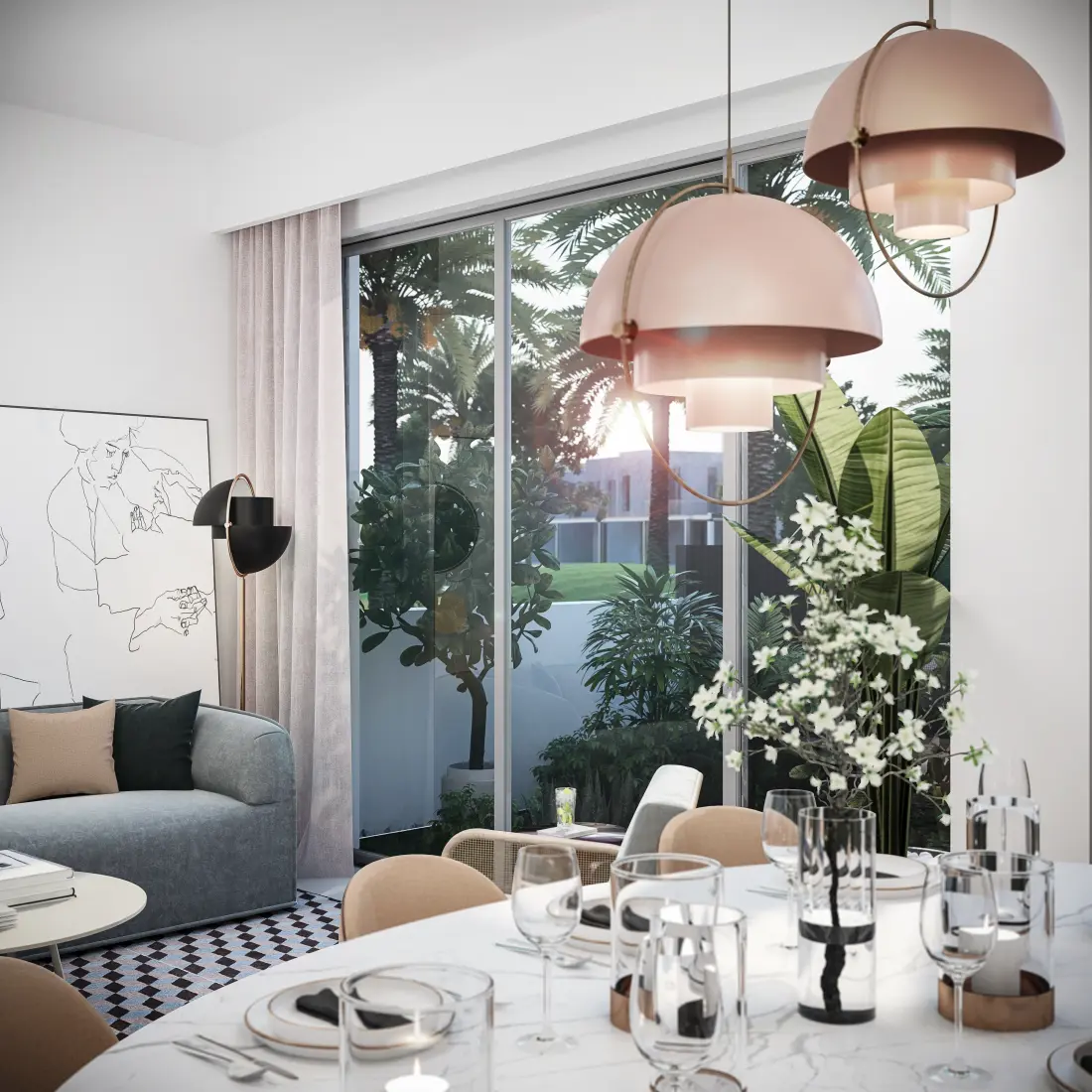 Semi-furnished finishing 1