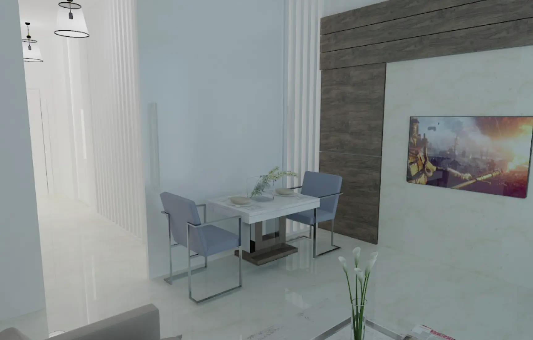 Semi-furnished finishing 1