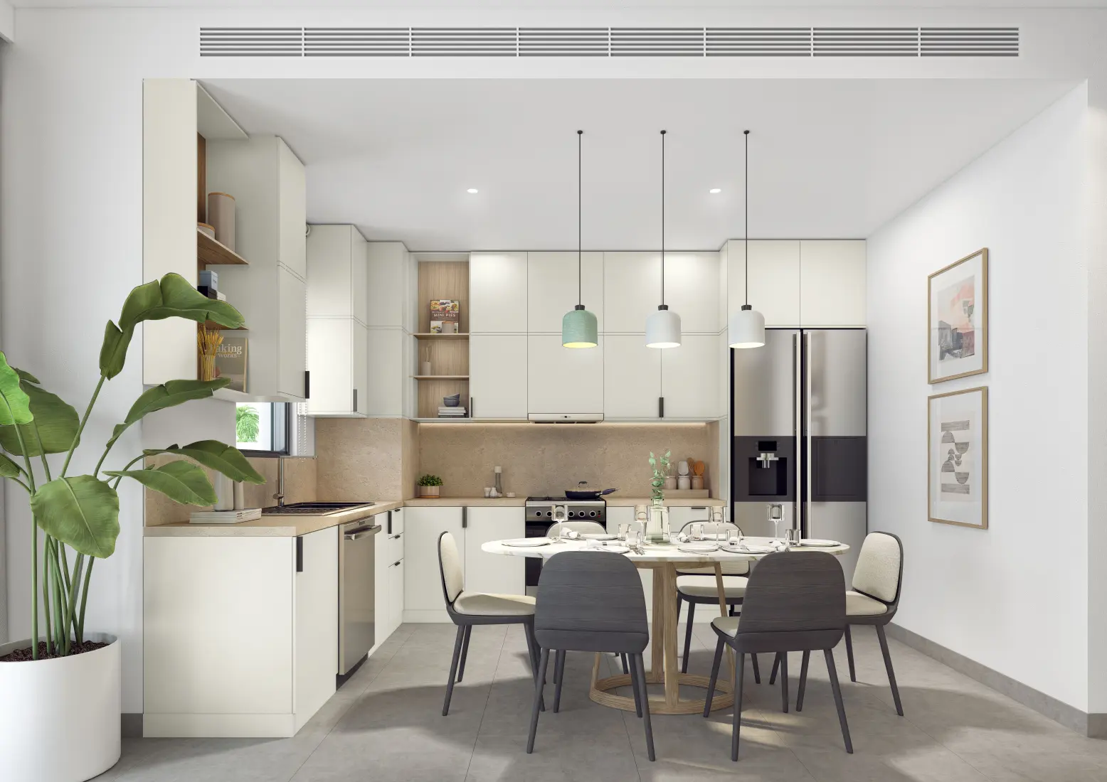 Semi-furnished finishing 1