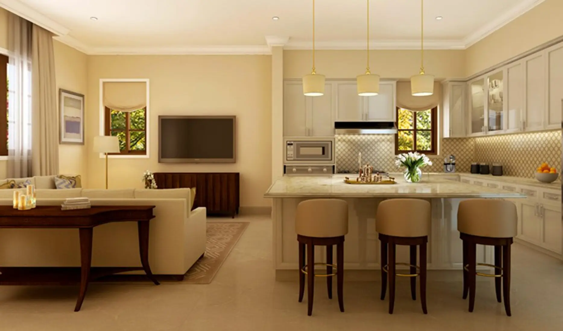 Semi-furnished finishing 1