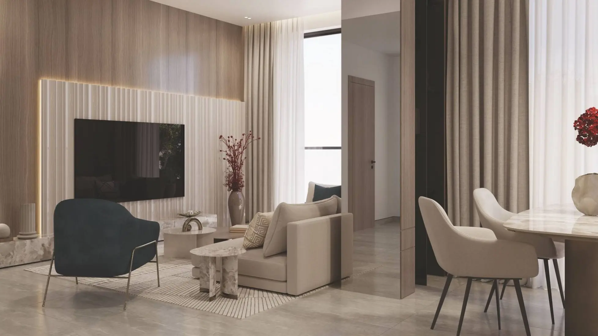 Semi-furnished finishing 3