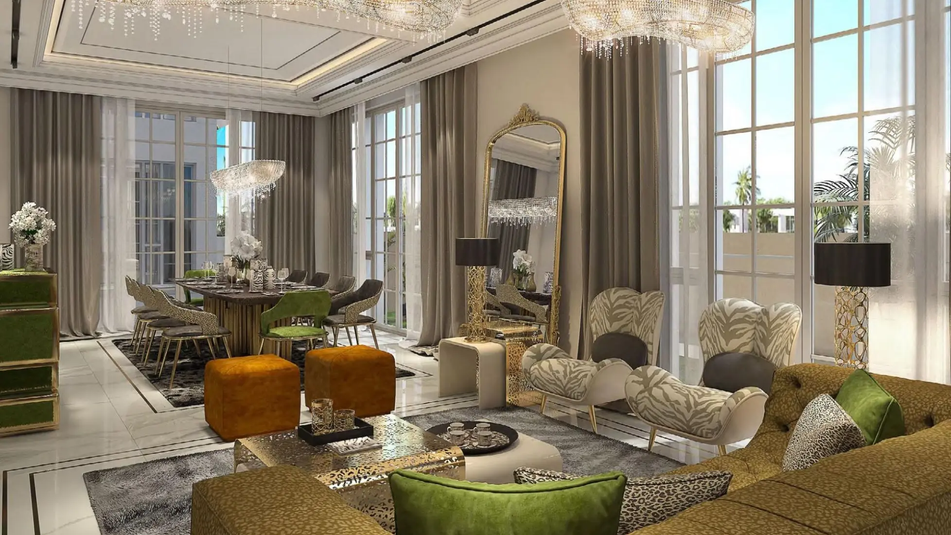 Semi-furnished finishing 2