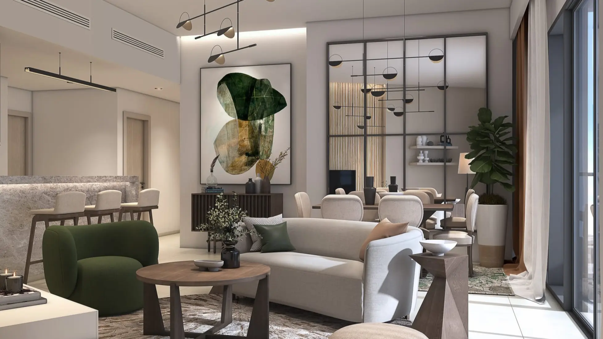 Semi-furnished finishing 2