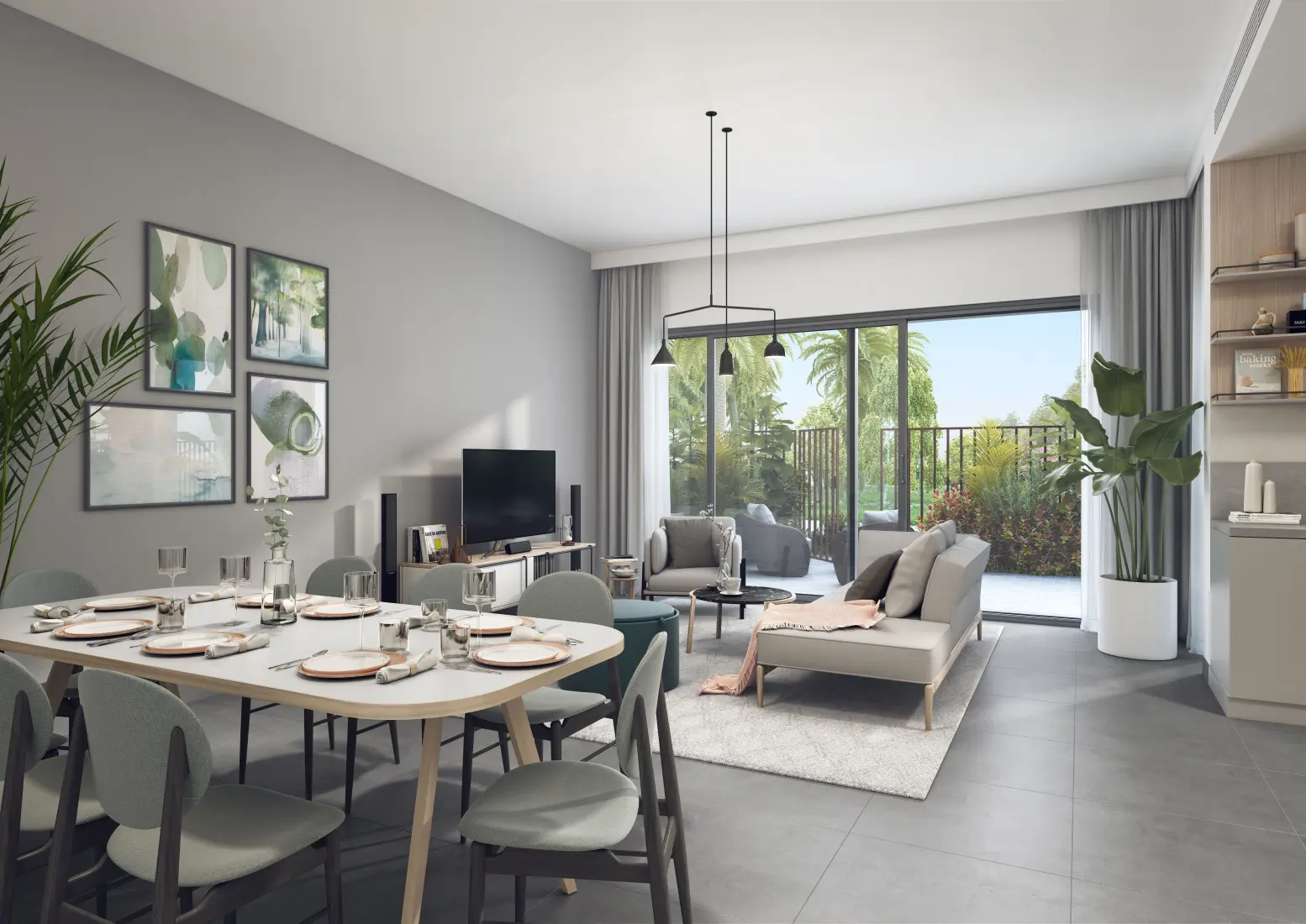 Semi-furnished finishing 4