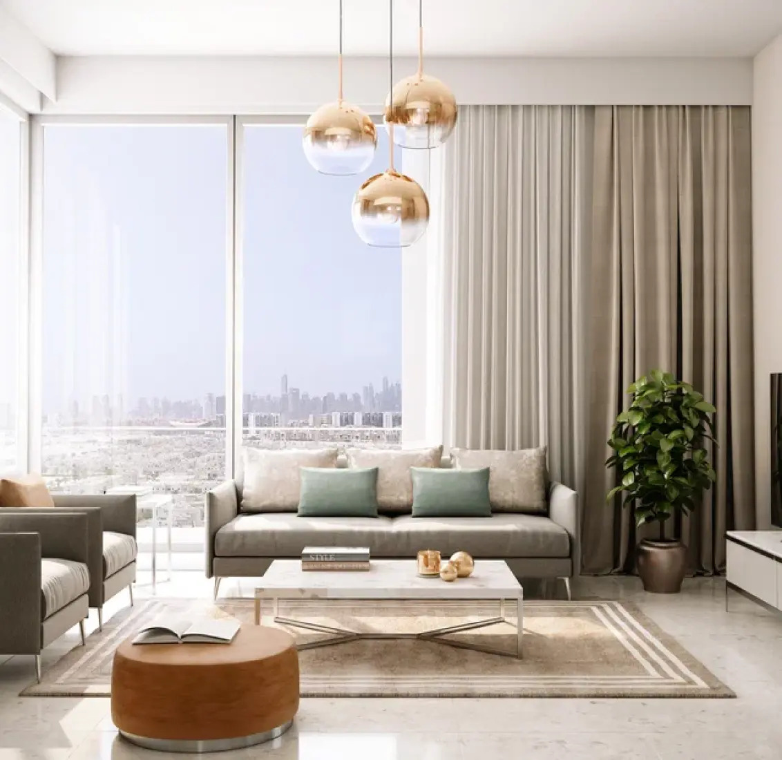 Semi-furnished finishing 2