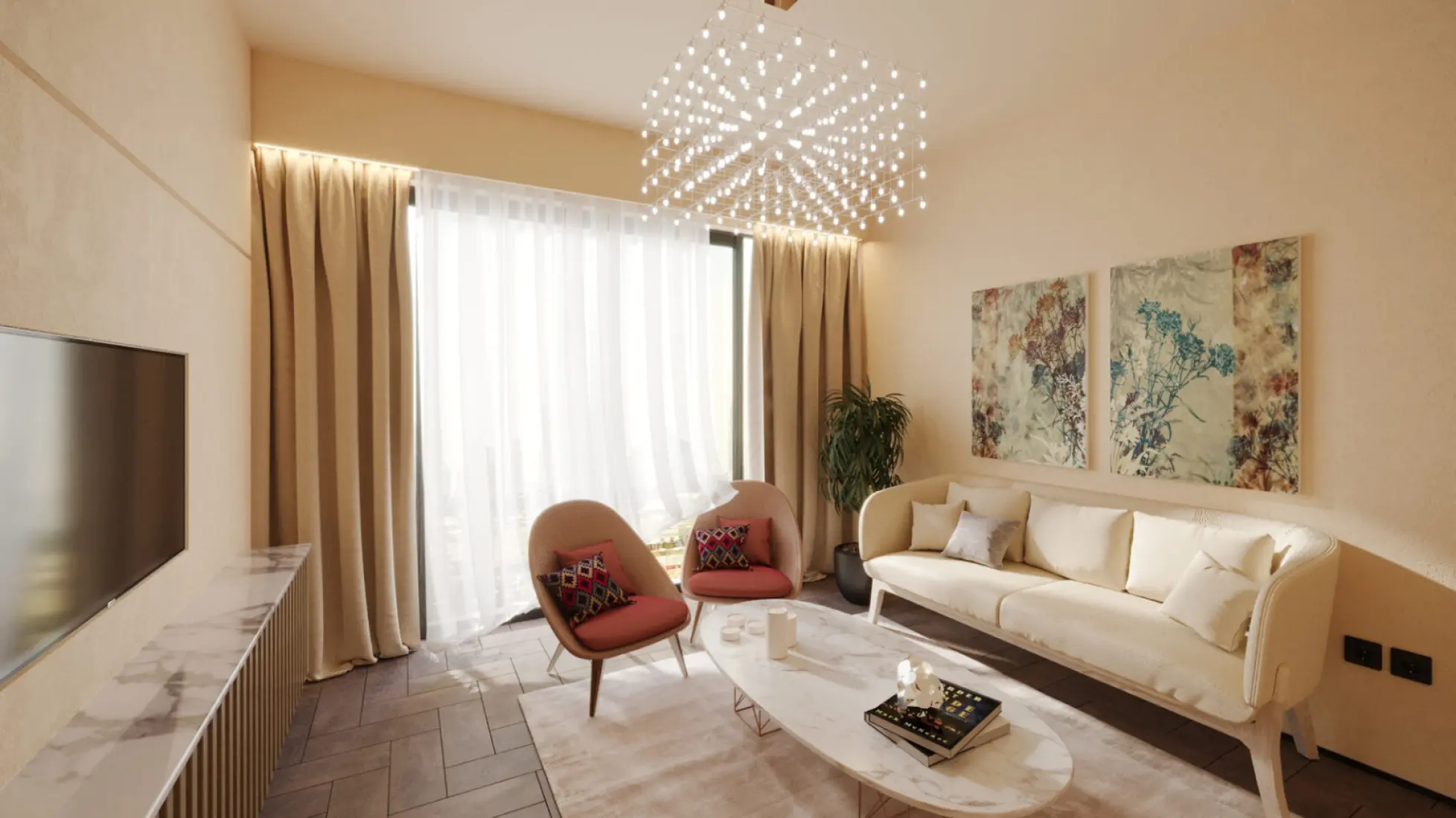 Semi-furnished finishing 2