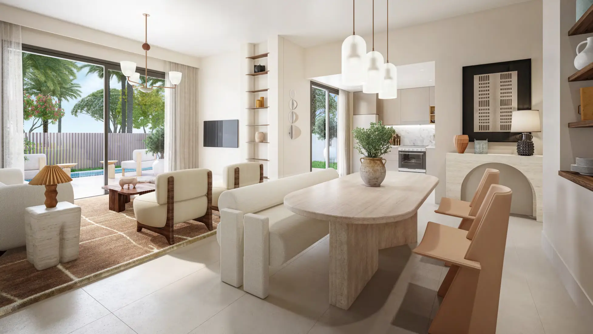 Semi-furnished finishing 2