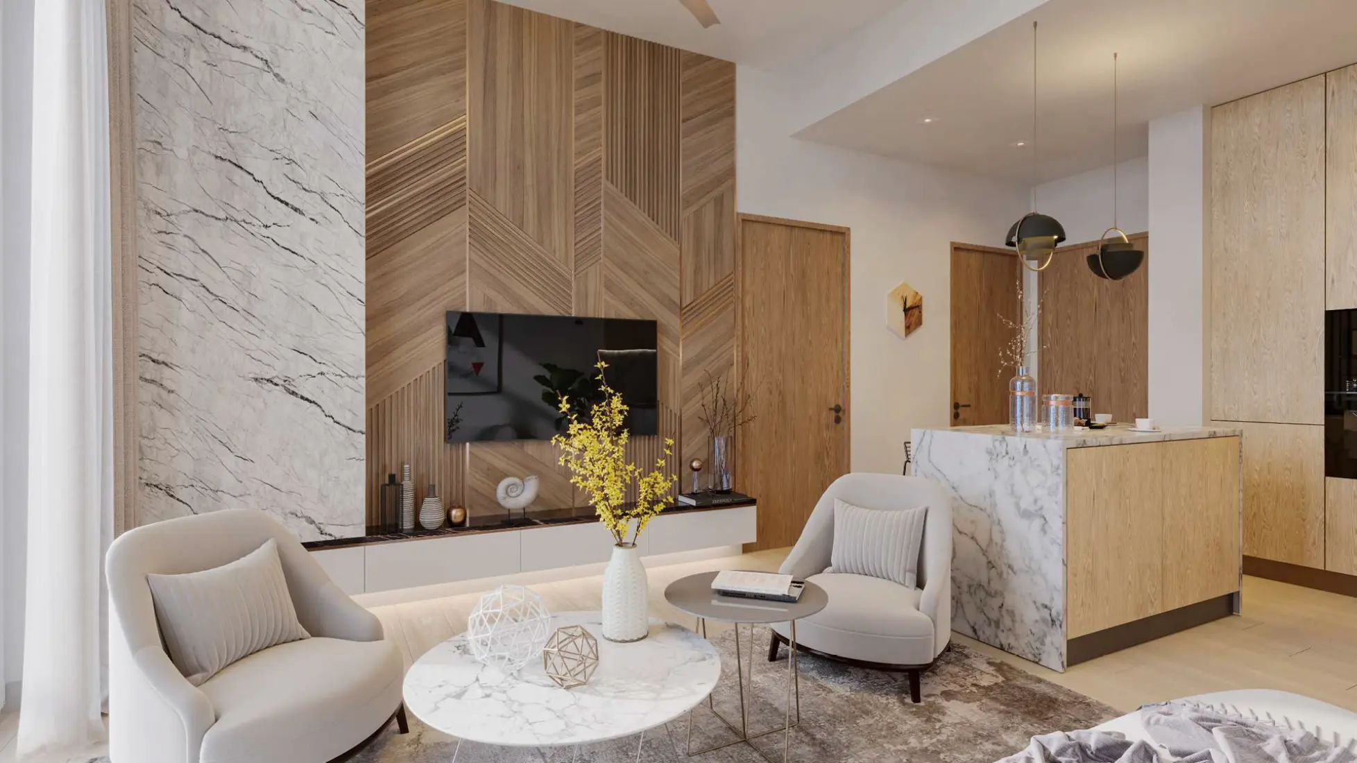 Semi-furnished finishing 2