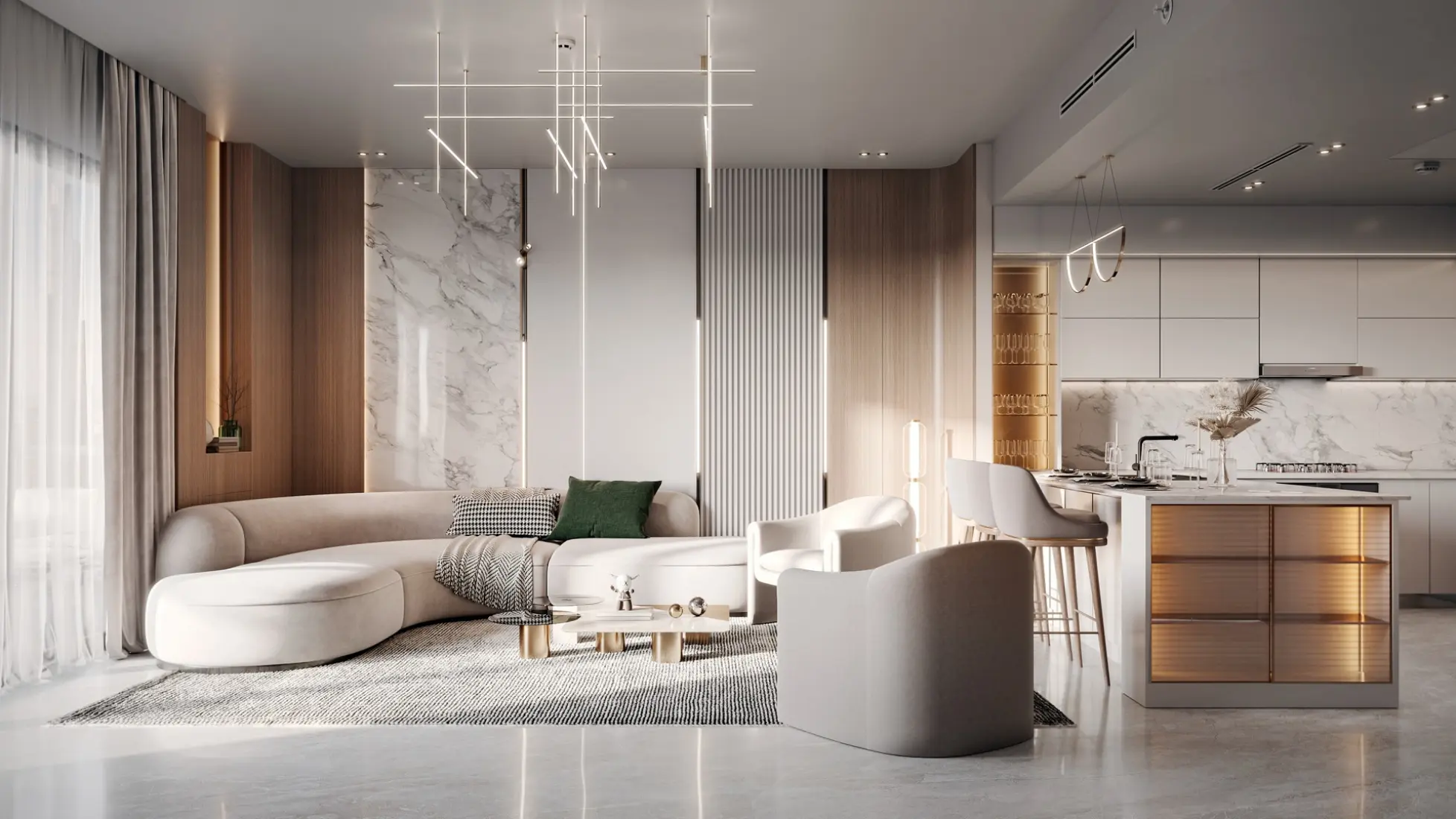 Semi-furnished finishing 4