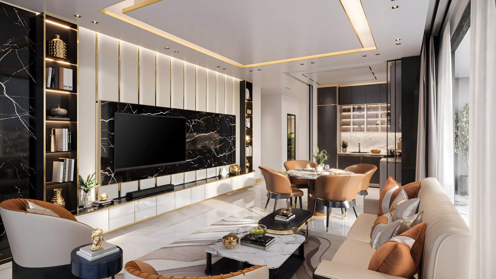 Semi-furnished finishing 4