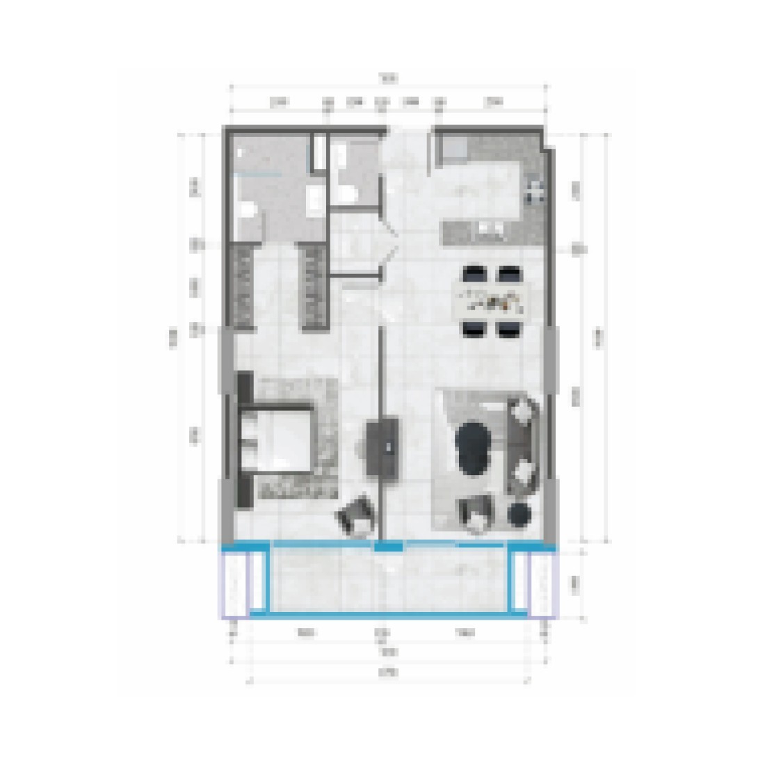1 Bedroom in Neva