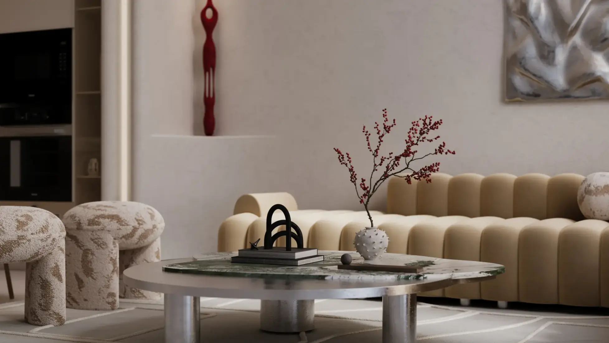 Semi-furnished finishing 4