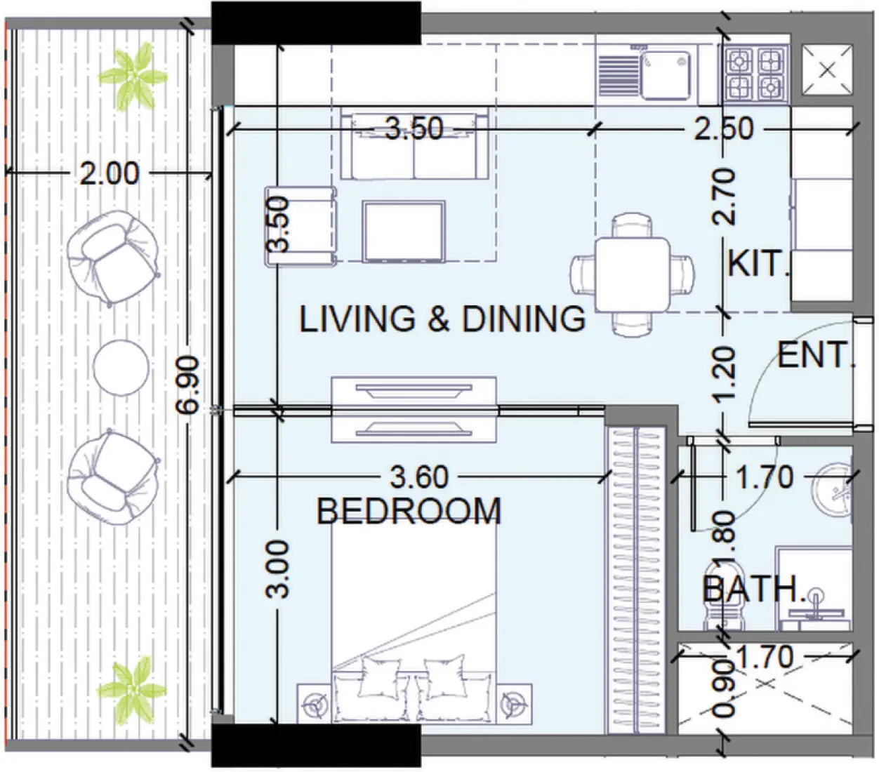 1 Bedroom in Colibri Views