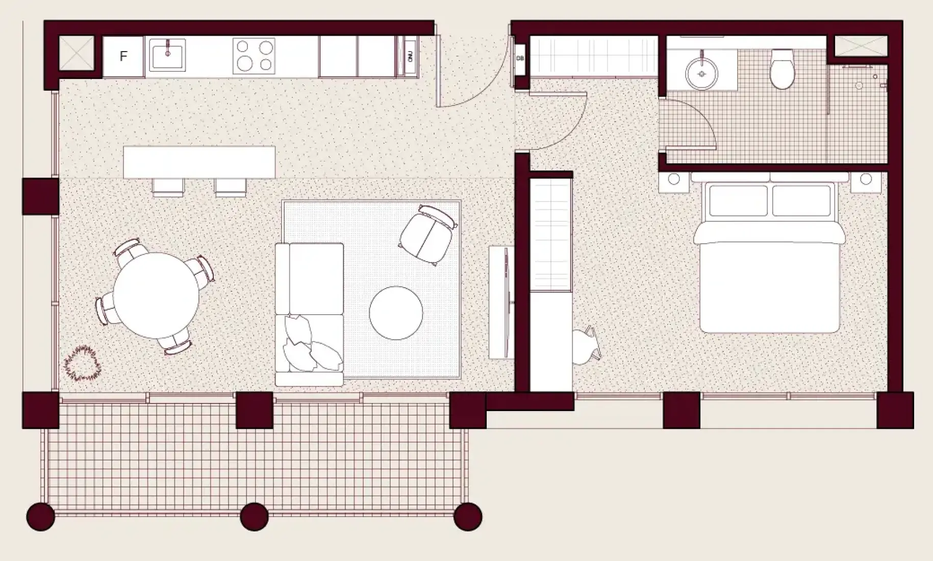 1 Bedroom in Enta Residences