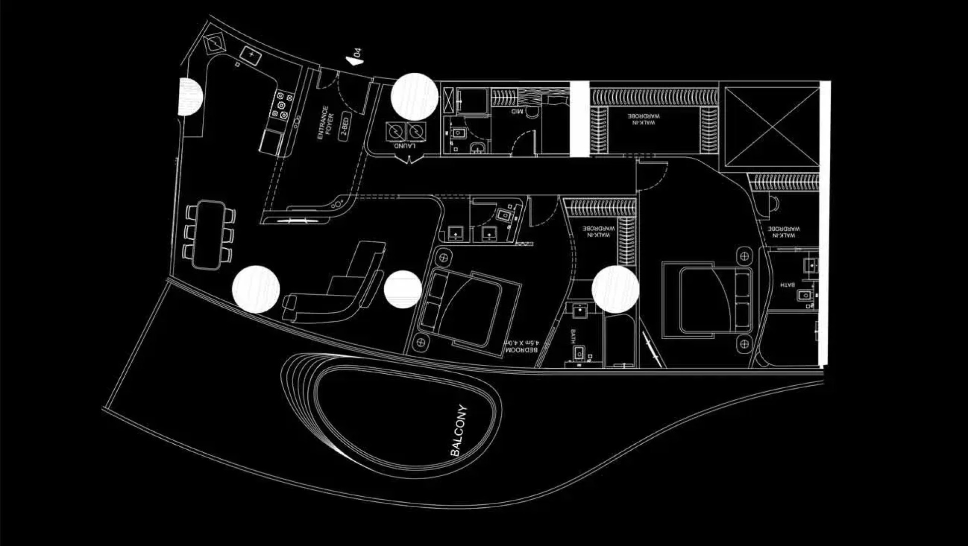 2 Bedrooms in Bugatti Residences