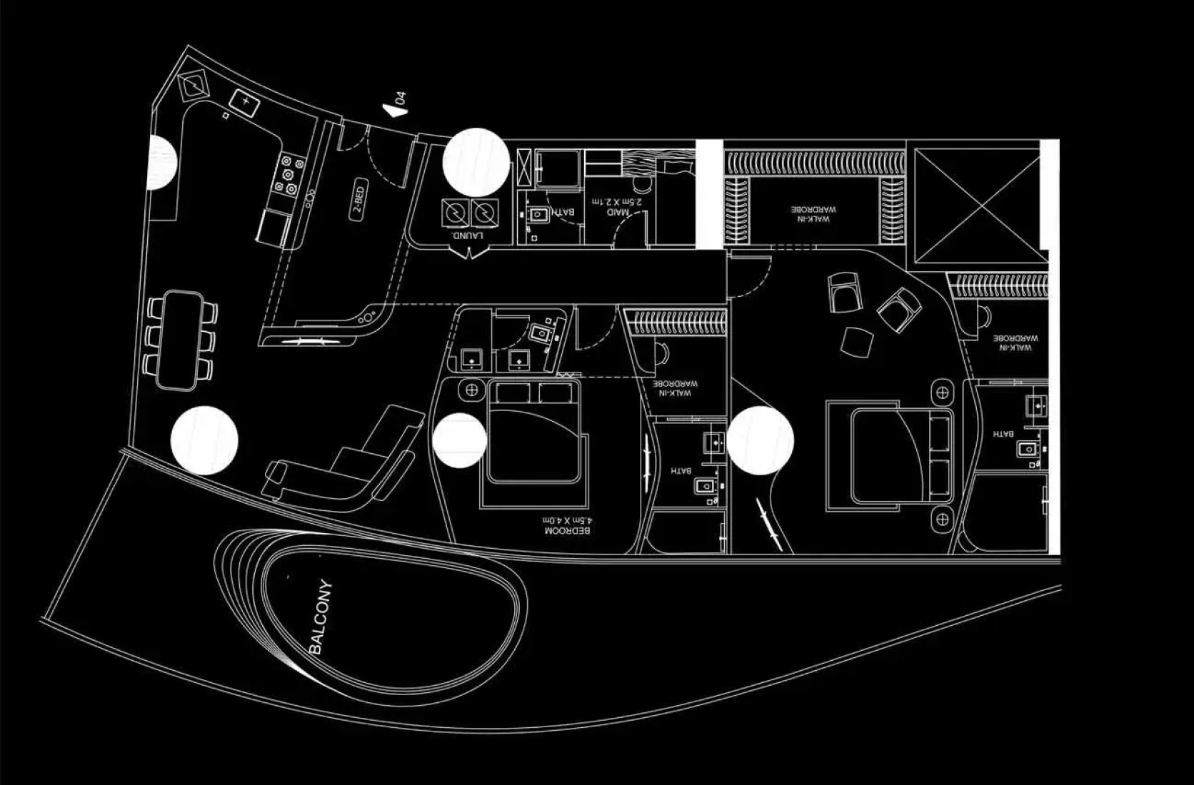 2 Bedrooms in Bugatti Residences
