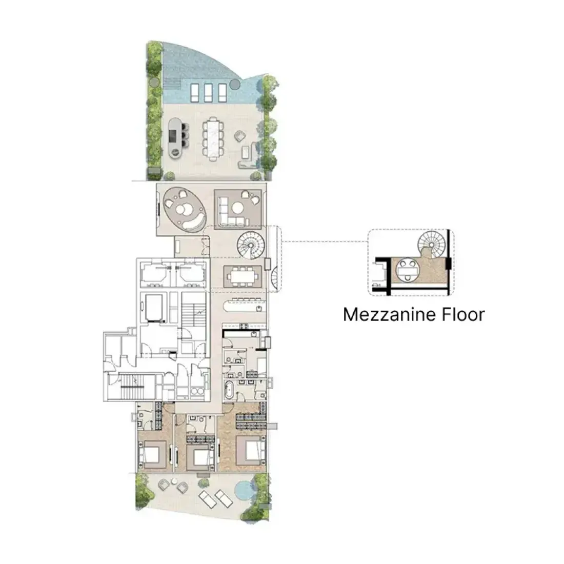 3 Bedrooms in One Casa