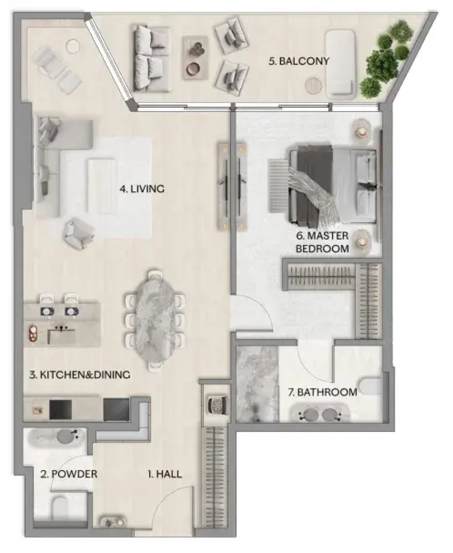 1 Bedroom in Riviera Residences