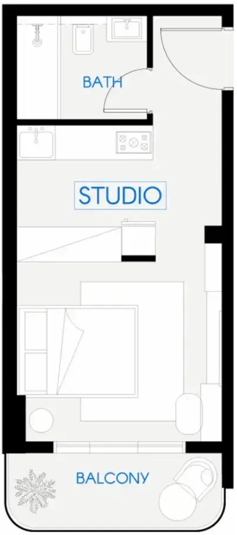 Studio in Celestara Residences