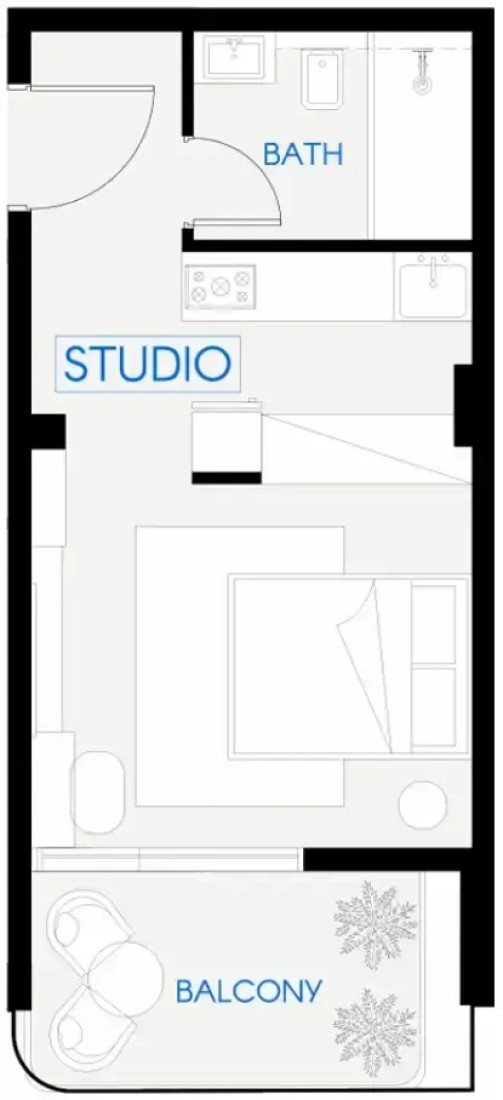 Studio in Celestara Residences