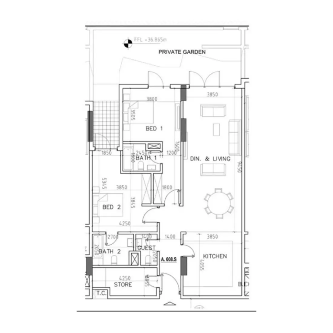 2 Bedrooms in Janayen Avenue