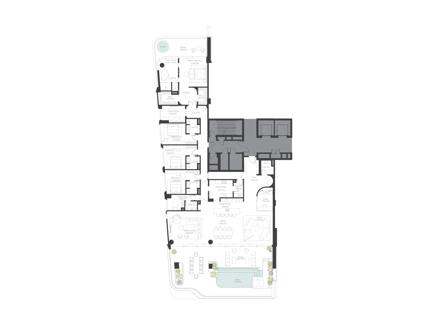 4 Bedrooms in The Alba Residences