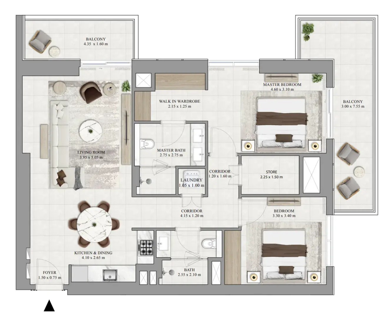 2 Bedrooms in Greencrest