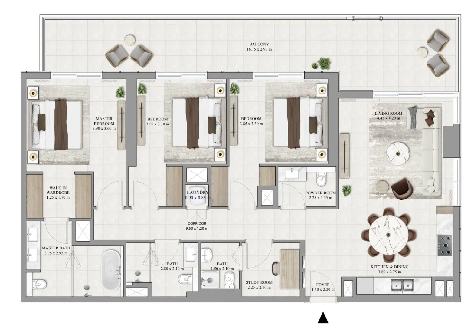 3 Bedrooms in Greencrest