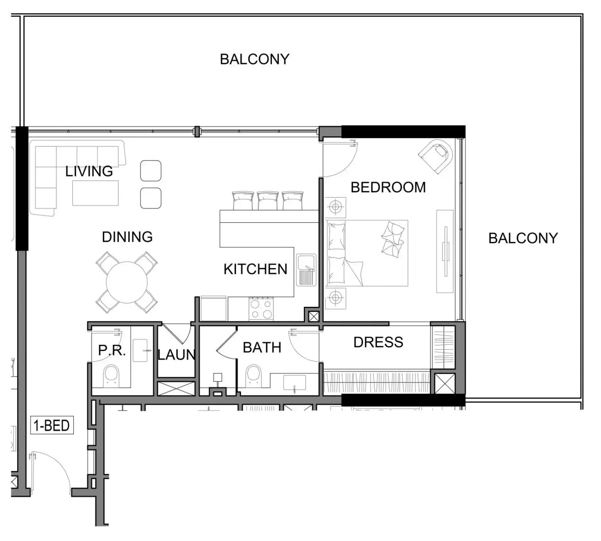 1 Bedroom in Damac Lagoons Views Phase 3
