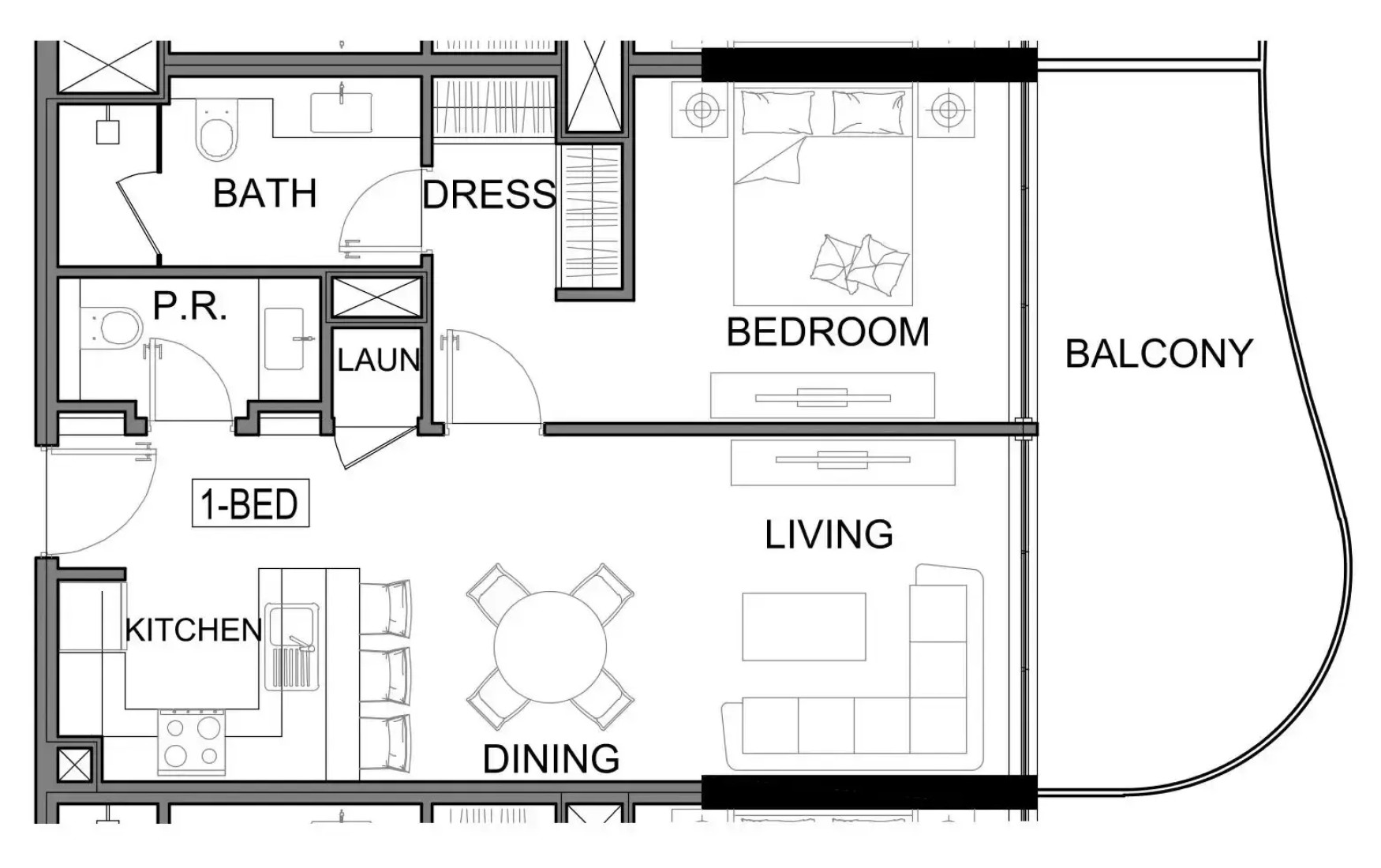 1 Bedroom in Damac Lagoons Views Phase 3