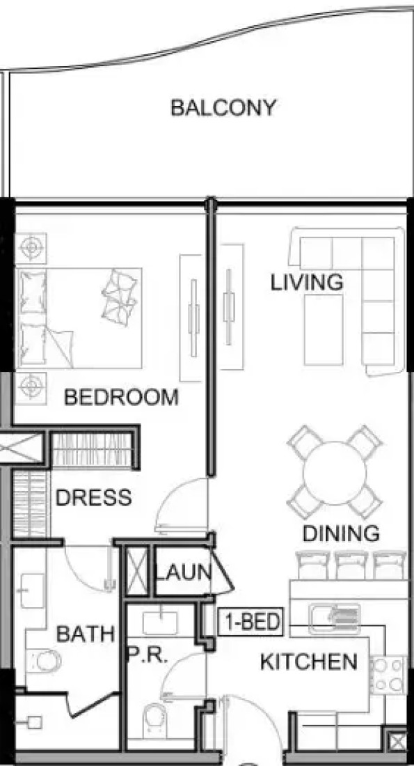 1 Bedroom in Damac Lagoons Views Phase 3
