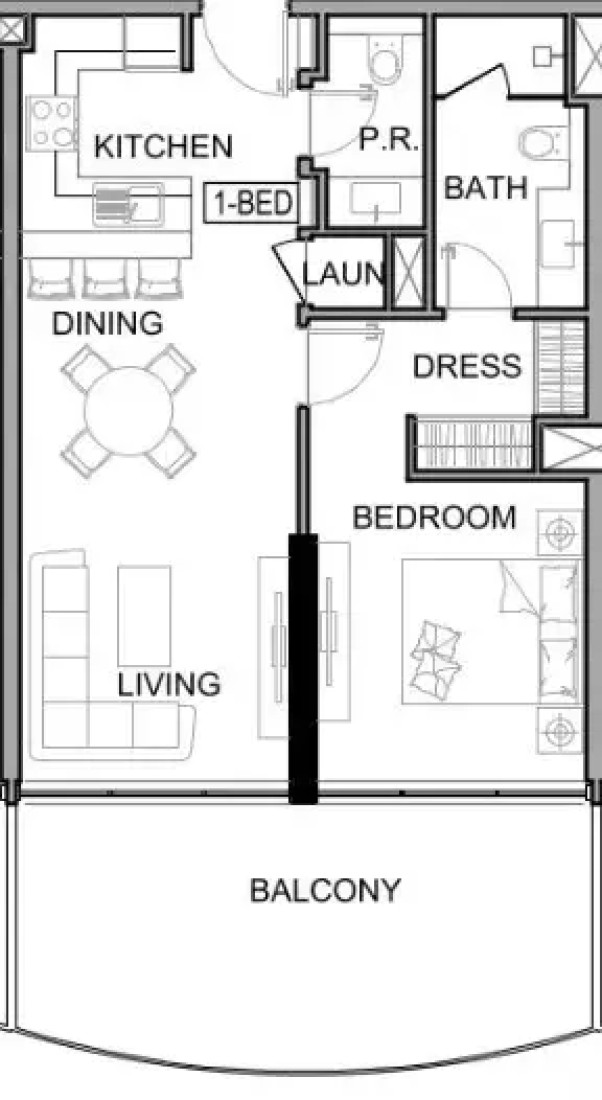 1 Bedroom in Damac Lagoons Views Phase 3