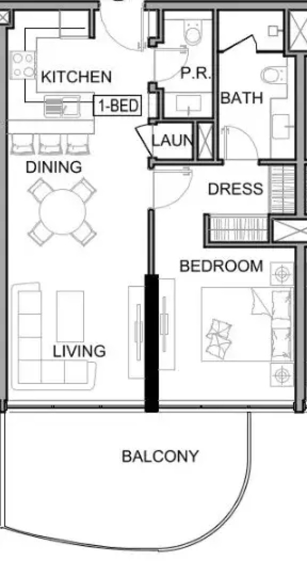 1 Bedroom in Damac Lagoons Views Phase 3