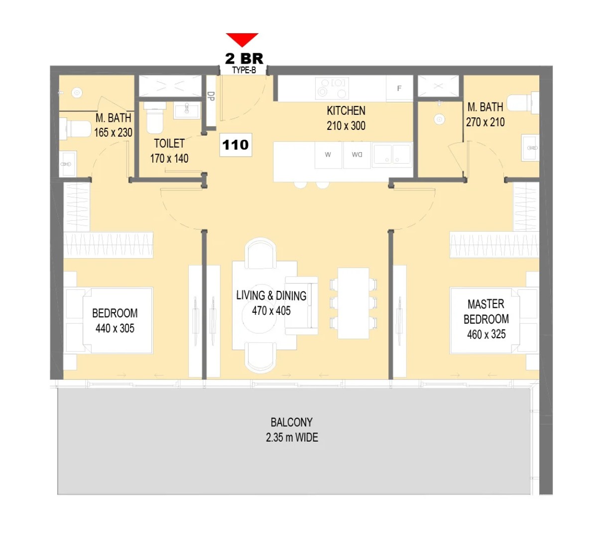2 Bedrooms in Sensi