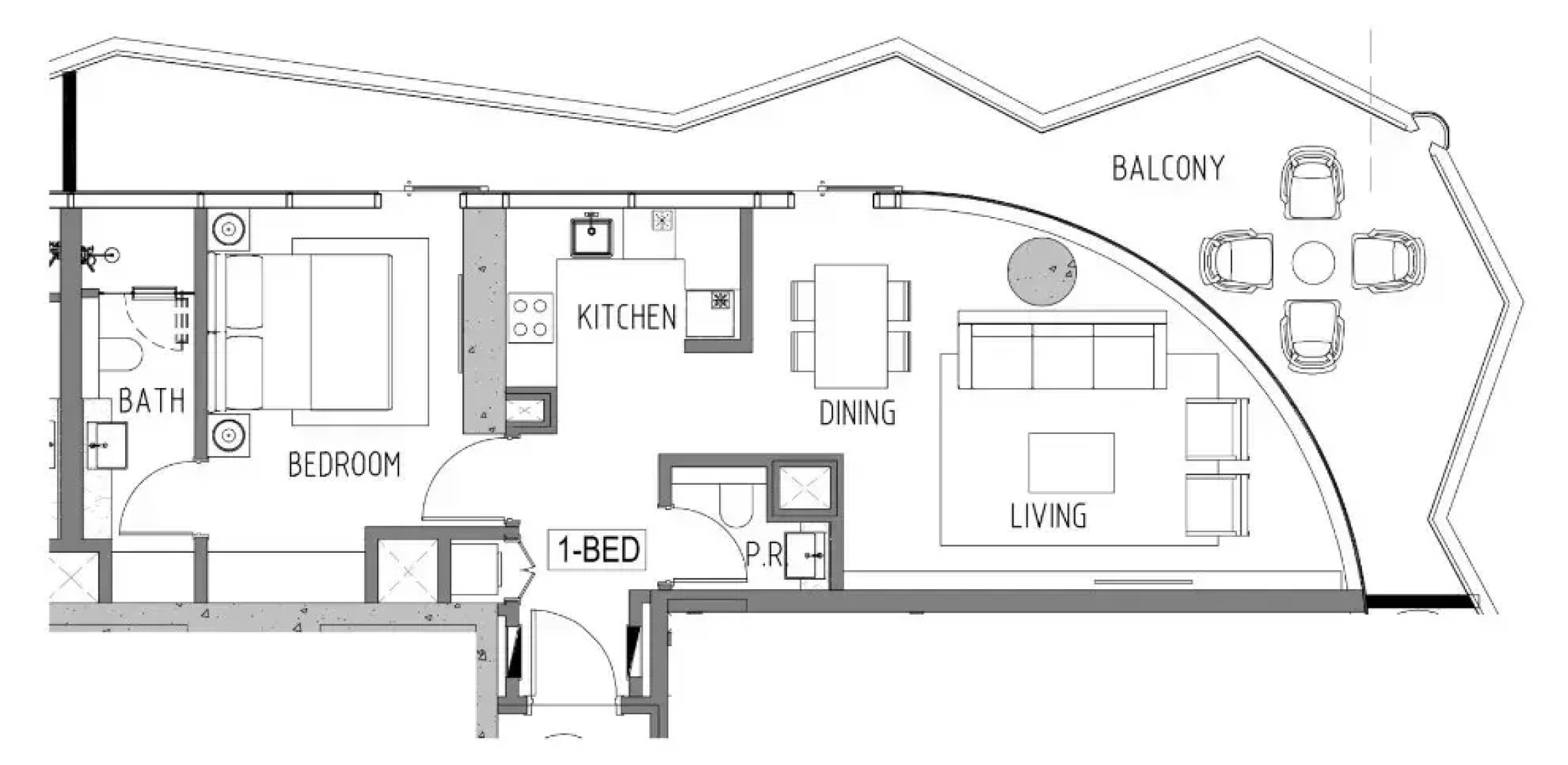 1 Bedroom in Volta