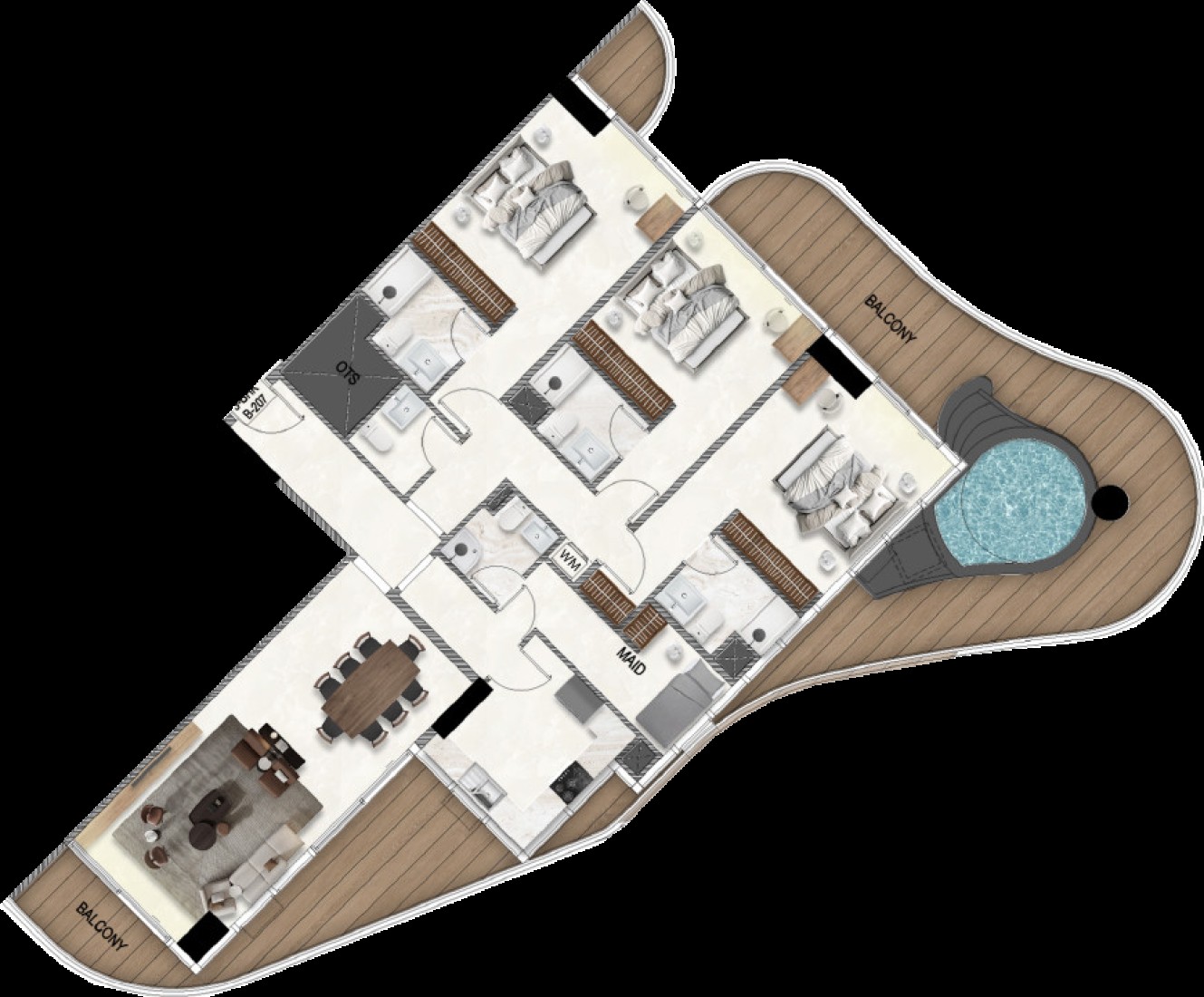 3 Bedrooms in Bararigate by ADE