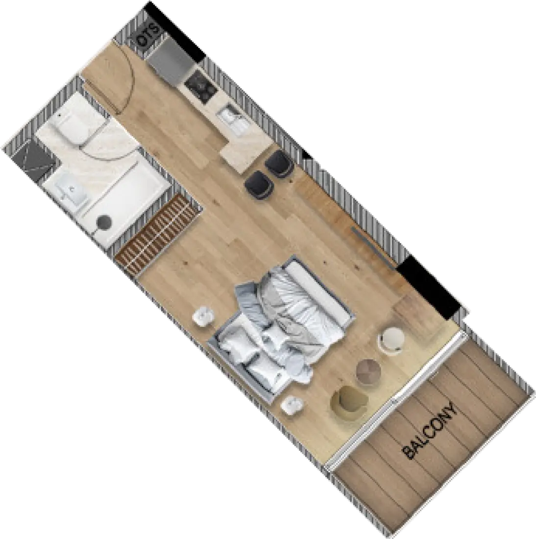 Studio in Bararigate by ADE
