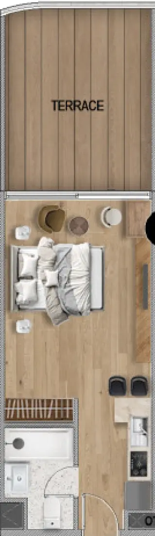 Studio in Bararigate by ADE