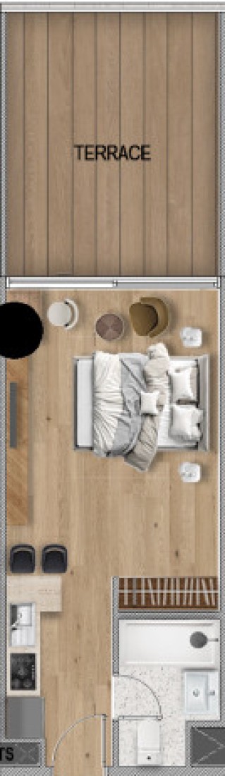 Studio in Bararigate by ADE