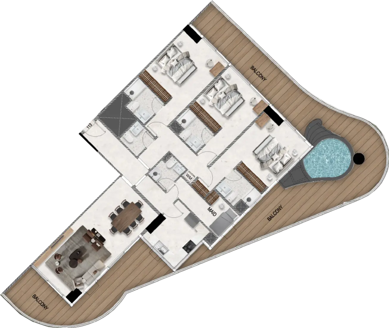 3 Bedrooms in Bararigate by ADE