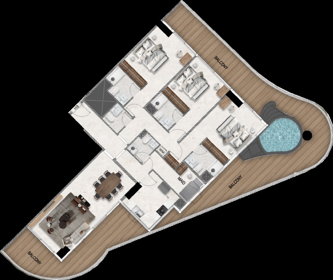 3 Bedrooms in Bararigate by ADE