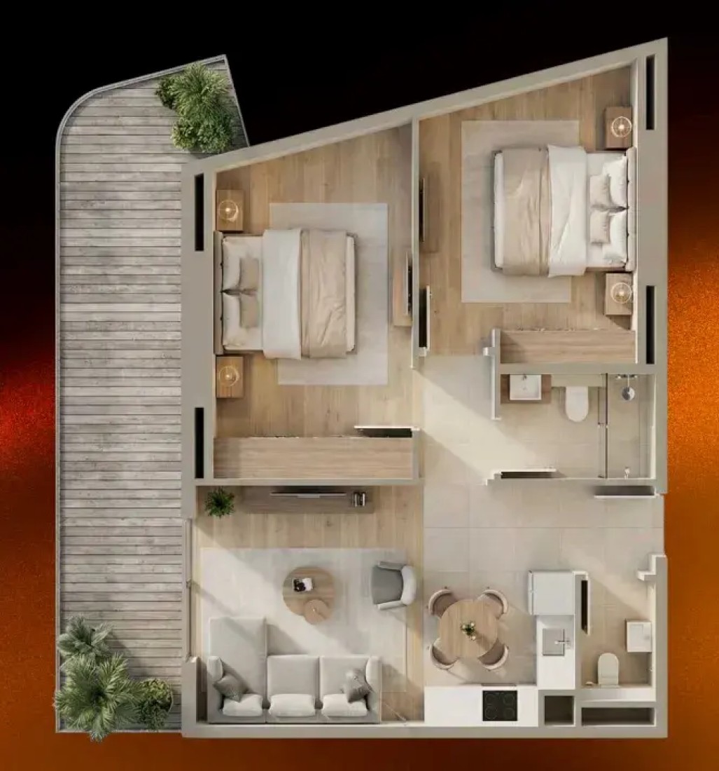 2 Bedrooms in 09 Life Residences