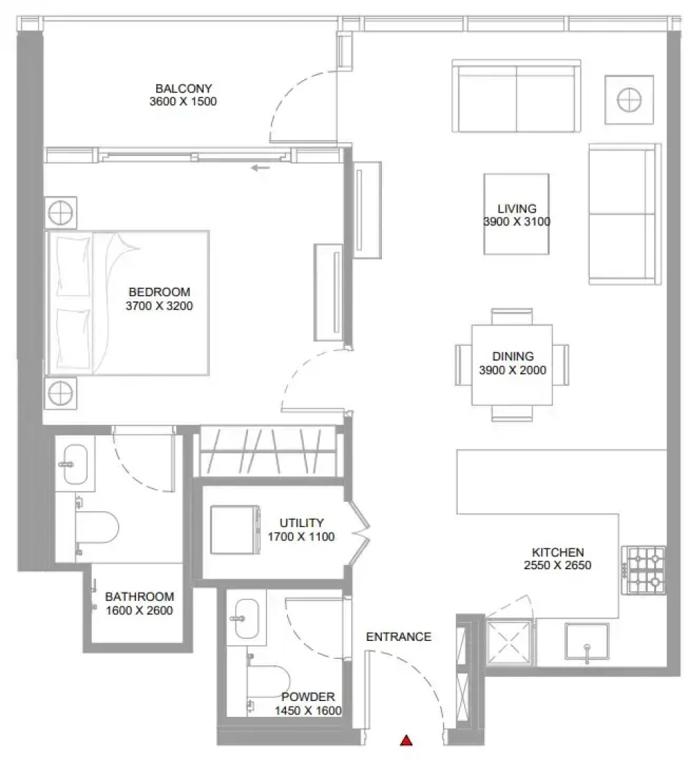 1 Bedroom in Capeside Marina Residences