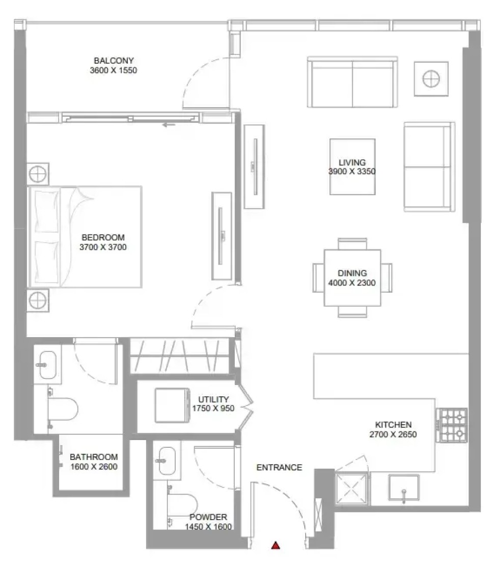 1 Bedroom in Capeside Marina Residences