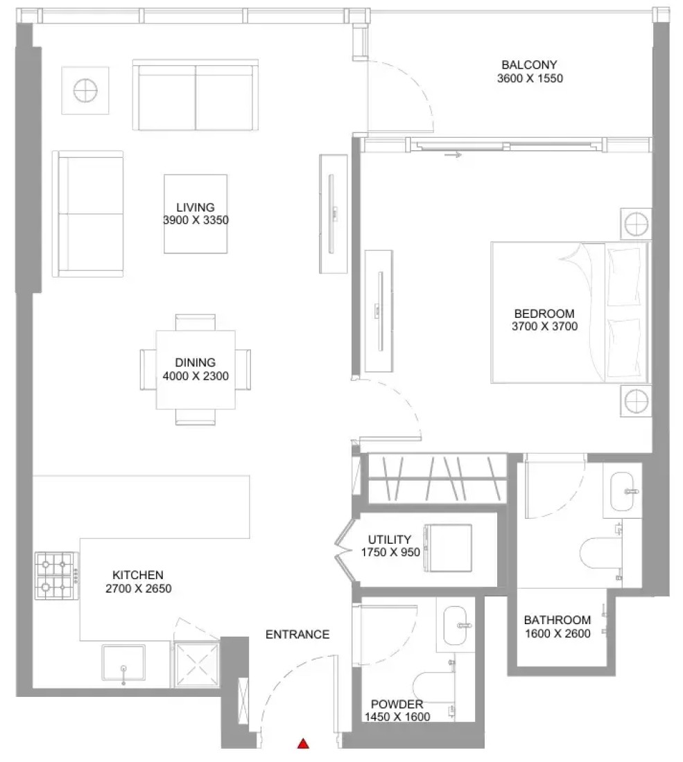1 Bedroom in Capeside Marina Residences