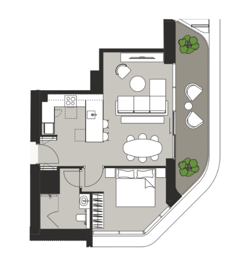 1 Bedroom in Artistry One Residences