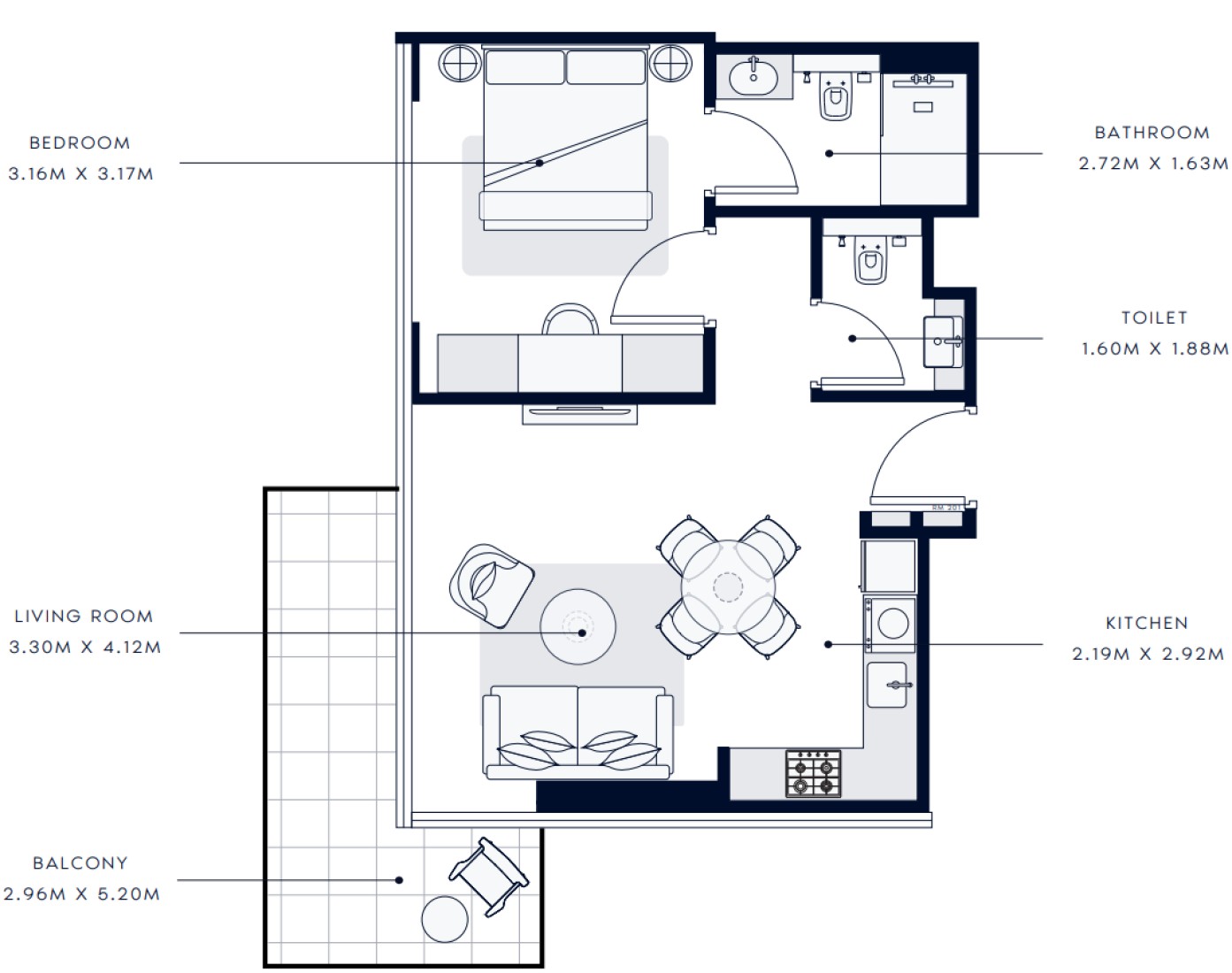 1 Bedroom in Venice 2