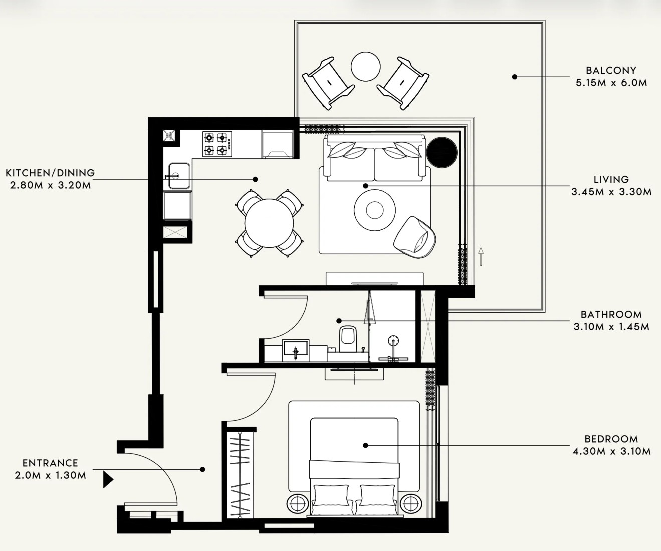 1 Bedroom in Azizi Venice 14
