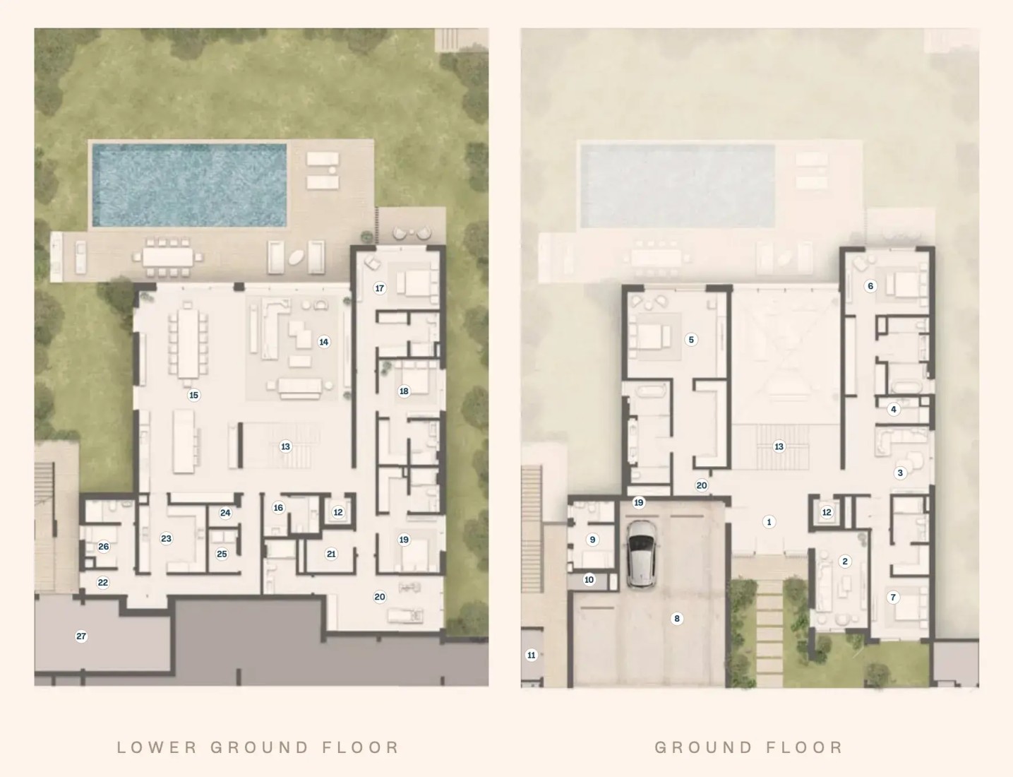 6 Bedrooms in Y Views at Bayn