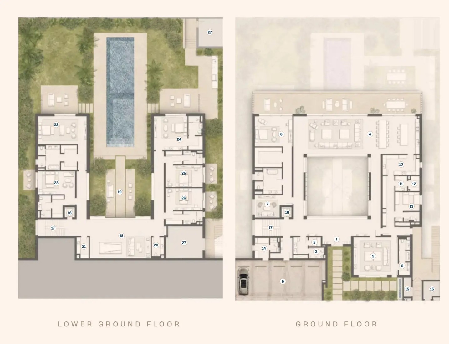 6 Bedrooms in Y Views at Bayn